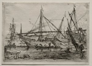 Un Porto Mediterraneo da Adrian van der Cabel
