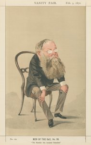 Il romanziere che inventò la sensazione, Wilkie Collins (serie Vanity Fair) da Adriano Cecioni