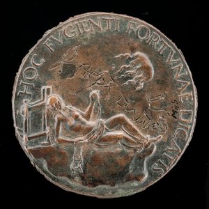 Figura femminile che tiene una briglia [retro], probabilmente dopo il 1502