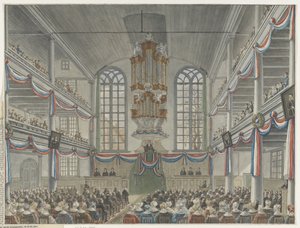 Celebrazione del bicentenario del Seminario dei Rimostranti, 1834 da Adrianus Gerardus van Schoone