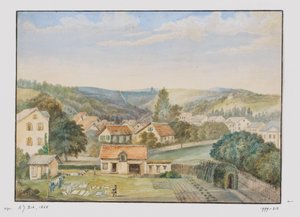 Veduta di Soden-am-Taunus, Germania da Adrianus Johannes Bik