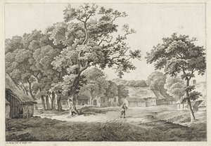 Veduta di un villaggio da Adrianus Serné