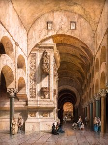 Interno della Moschea di Córdoba da Adrien Dauzats