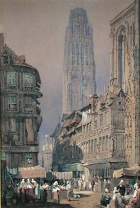 Mercato ai Piedi della Tour de Beurre, Rouen