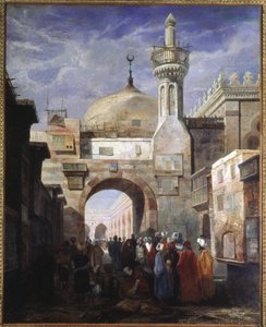 Moschea al Cairo da Adrien Dauzats
