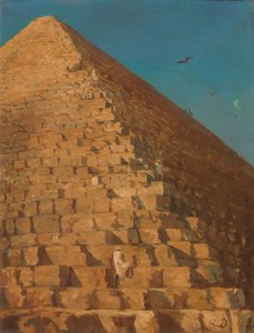 La Grande Piramide, Giza da Adrien Dauzats
