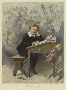 La lettera delle vacanze dalla scuola da Adrien Emmanuel (after) Marie