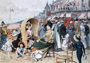 Una spiaggia elegante