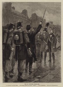 Illustrazione per La Storia di un Crimine, di Victor Hugo da Adrien Emmanuel Marie