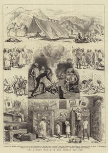La guerra afgana, con la divisione di Bombay da Adrien Emmanuel Marie