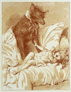 Cappuccetto Rosso - in "Le Fiabe" di Charles Perrault, illustrazioni di Adrien Marie