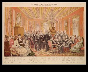 Il Salone di Victor Hugo (1802-85) 21 rue de Clichy, illustrazione da 