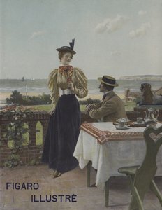 A Villers-sur-Mer. Copertina di Le Figaro Illustré, luglio 1897