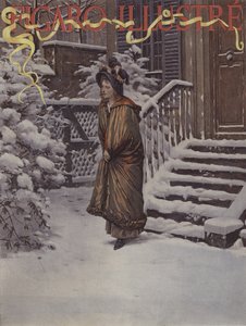 Prima Neve. Copertina di Le Figaro Illustré, gennaio 1894