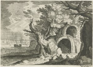 Acquedotto con cascata da Egidius  Sadeler (II)