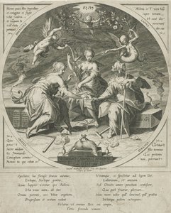 De drie schikgodinnen da Egidius  Sadeler (II)