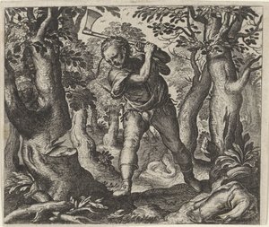 Favola del boscaiolo e della foresta