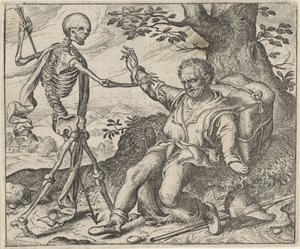 Favola del vecchio e della morte da Egidius  Sadeler (II)