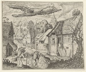 Favola della vecchia cicogna da Egidius  Sadeler (II)