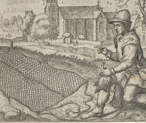 Favola del cacciatore di uccelli e della pernice da Egidius  Sadeler (II)