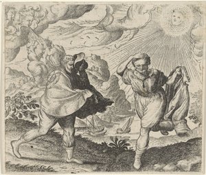 Favola del vento, del sole e dei viandanti