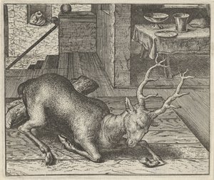 Favola del cervo ubriaco da Egidius  Sadeler (II)