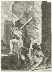 Ercole e Cerbero da Egidius  Sadeler (II)