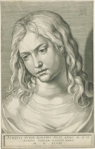 Testa di Cristo a dodici anni da Egidius  Sadeler (II)