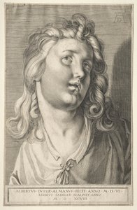 Testa femminile da Aegidius Sadeler