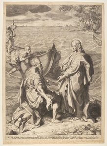 Chiamata dei discepoli Pietro e Andrea da Aegidius Sadeler II