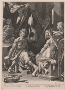 Ercole e Omphale da Aegidius Sadeler II