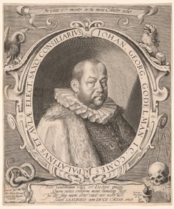 Johann Georg von Gödelmann, professore di diritto, diplomatico da Aegidius Sadeler II
