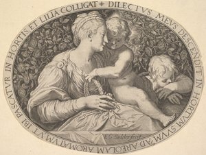 Madonna col Bambino da Aegidius Sadeler II