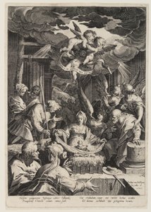 La Natività da Aegidius Sadeler II
