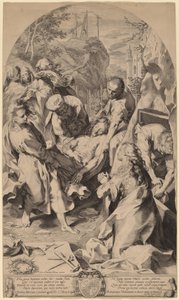 La sepoltura da Aegidius Sadeler II after Federico Barocci