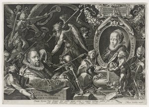 Bartholomaeus Spranger e sua moglie, Christina Muller, 1600