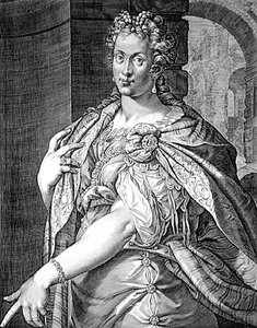 Flavia Domicilla moglie di Vespasiano da Aegidius Sadeler or Saedeler