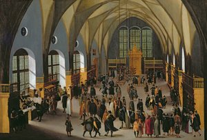 La Borsa di Praga da Aegidius Sadeler or Saedeler
