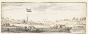Scavo del Mallegat fuori Dordrecht, 1648 da Aelbert Cuyp (attributed to)