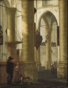 Interno della Grote Kerk, Dordrecht da Aelbert Cuyp