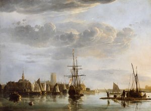Veduta di Dordrecht, c.1652-53 da Aelbert Cuyp