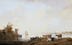 Veduta della Mosa presso Dordrecht da Aelbert Cuyp