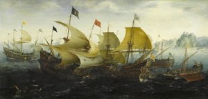Battaglia di Cadice, navi olandesi e inglesi attaccano l
