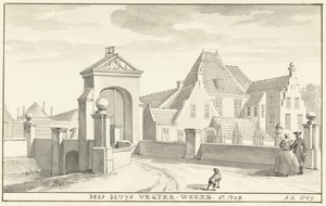 La tenuta Vechterweerd vicino a Zwolle nel 1729