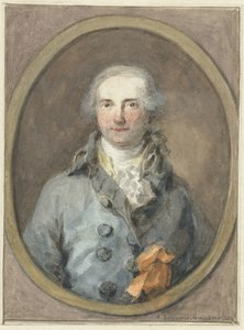 Ritratto di un gentiluomo in una cornice ovale da Aert Schouman