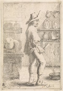 Un uomo che urina da Aert van Waes