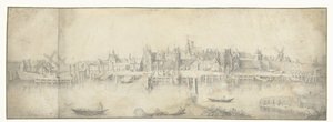 Veduta di Gouda da Aert van Waes
