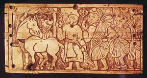Storia del Mangala-asva del Re di Benares, da Begram