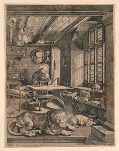 San Girolamo nel suo studio da After Albrecht Dürer