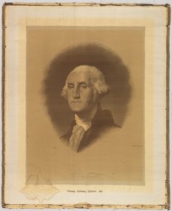 Ritratto tessuto da After Gilbert Stuart